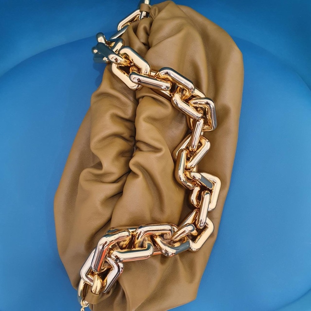 Bottega Veneta pouch bag with chain
